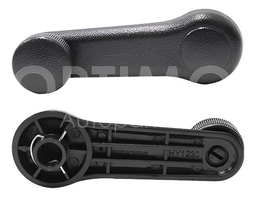 YOKO-HMRK0100 MANIJA ALZA VIDRIO CHRYSLER/DODGE ATOS 2000-2012 DR/IZ NEGRA