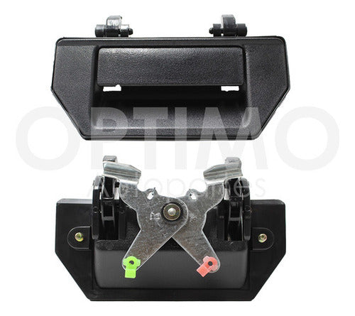 YOKO-HMRN0200 MANIJA TAPA BATEA NISSAN D-21 1987-1997 NEGRA POROSA AMERIC