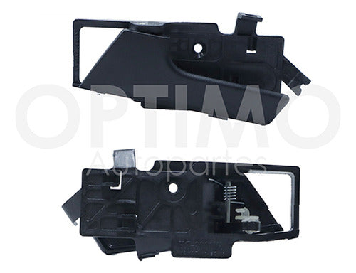YOKO-HMRC9952 MANIJA INTERIOR CHEVROLET AVEO 2007-2017 DEL/TRASERAS IZQUIERDA NEGRA