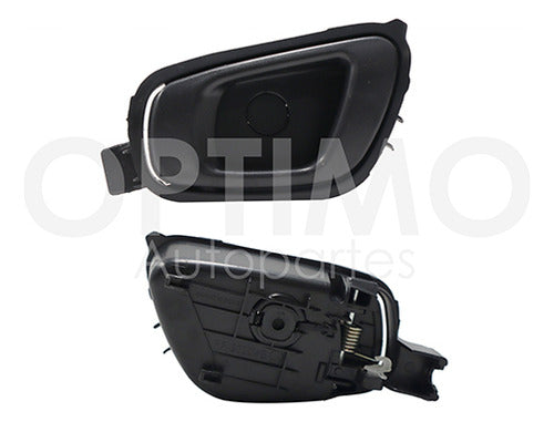 YOKO-HMRC0834 MANIJA INTERIOR CHEVROLET SPARK CLASSIC 11-17 TRASERAS IZQUIERDA NEGRA