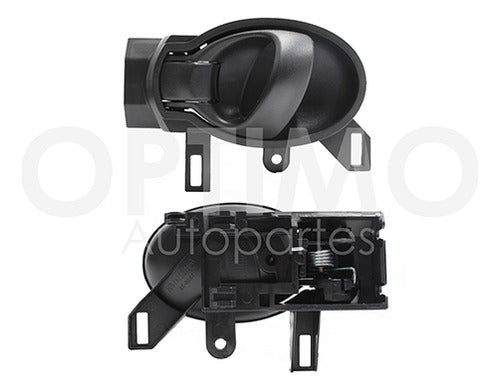 YOKO-HMRN0914 MANIJA INTERIOR NISSAN VERSA 2012-2019 DEL/TRASERAS IZQUIERDA NEGRA
