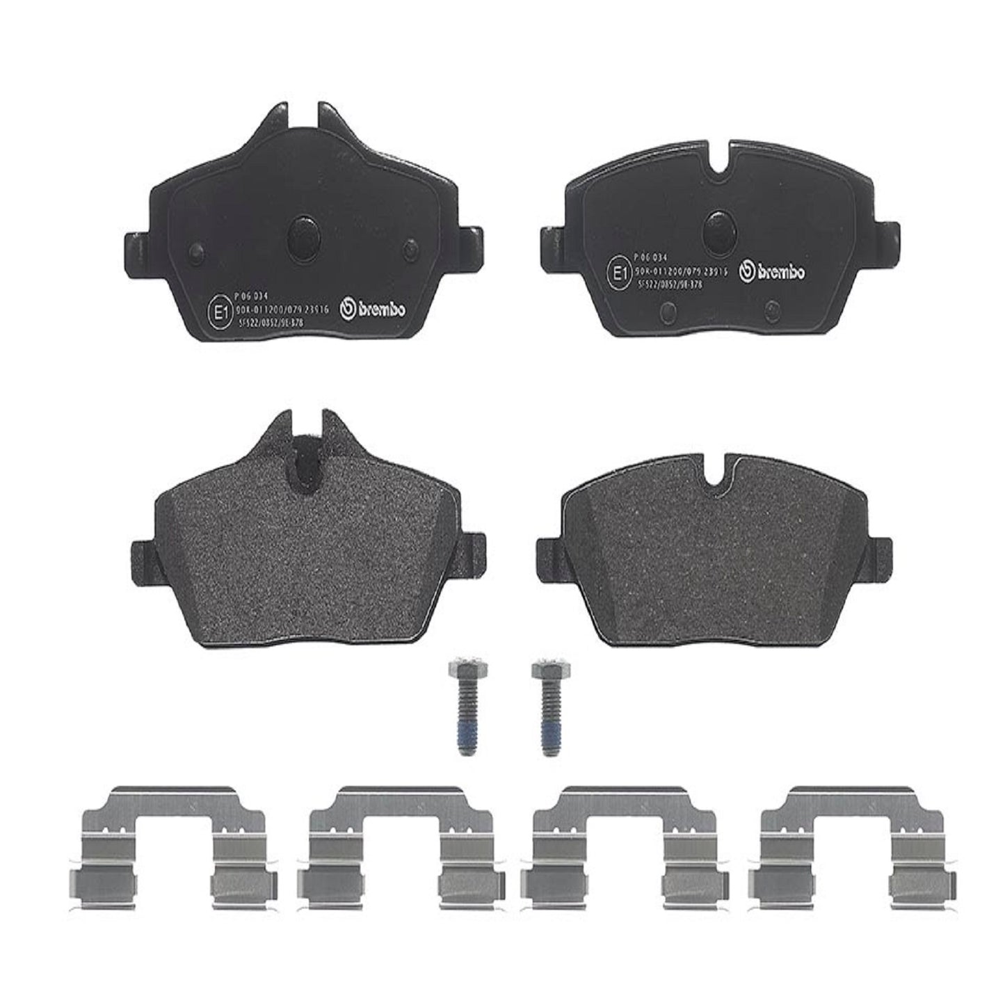 BRE-P06034 - BALATAS DELANTERAS PARA MINI COOPER ALL BLACK 2011-2012