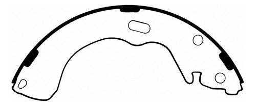 WZ-760 - ZAPATAS ORGÁNICAS TRASERAS PARA FORD ESCAPE 2001-2007
