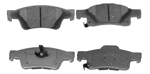 WC-1498 - BALATAS CERÁMICAS TRASERAS PARA DODGE DURANGO GT 2020-2021
