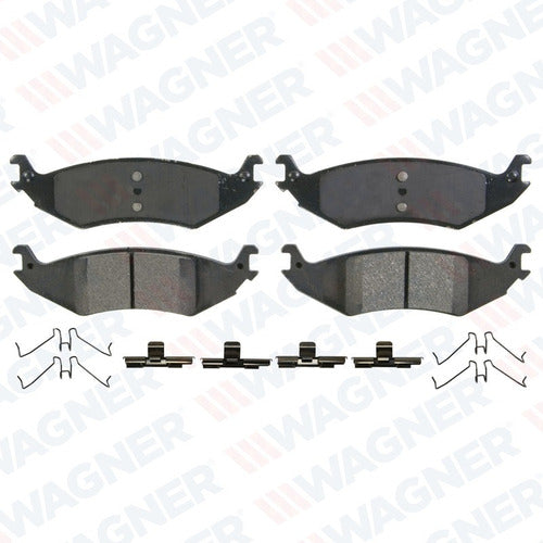 WX-1046 - BALATAS SEMIMETALICAS TRASERAS PARA FORD E-150 2004-2006