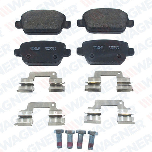 WX-1314 - BALATAS SEMIMETALICAS TRASERAS PARA LAND ROVER LR2 2008-2013