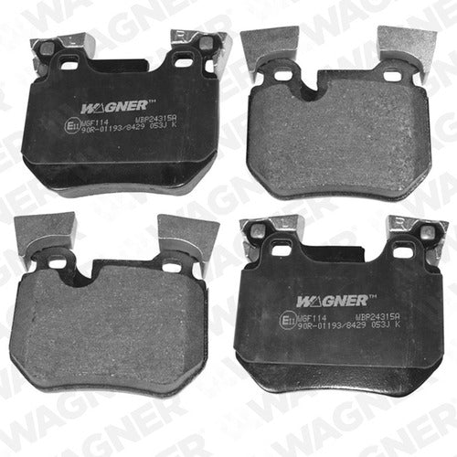 WX-1372 - BALATAS SEMIMETALICAS TRASERAS PARA BMW 135I 2009-2013