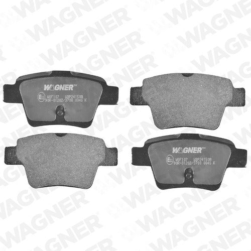 WX-24150A - BALATAS SEMIMETALICAS TRASERAS PARA PEUGEOT 207 2008-2011