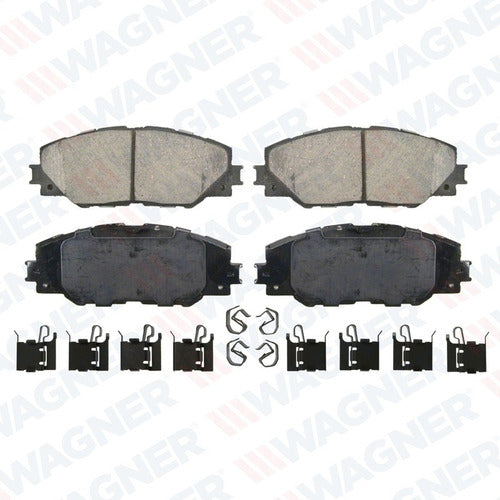 WD-1211 - BALATAS CERÁMICAS DELANTERAS PARA TOYOTA MATRIX 2009-2010