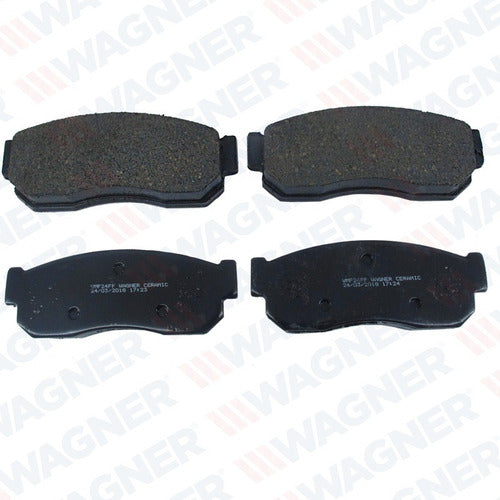 WD-233 - BALATAS CERÁMICAS DELANTERAS PARA NISSAN HIKARI 1988-1992