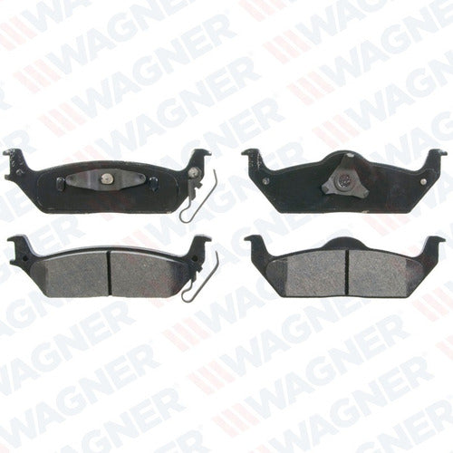 WX-1012 - BALATAS SEMIMETALICAS TRASERAS PARA FORD F-150 2004-2006