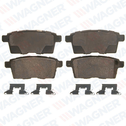 WD-1259 - BALATAS CERÁMICAS TRASERAS PARA FORD EDGE 2007-2010