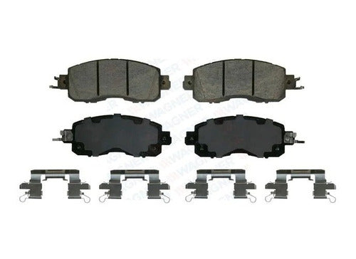 WC-1650 - BALATAS CERÁMICAS DELANTERAS PARA NISSAN ALTIMA 2013-2022