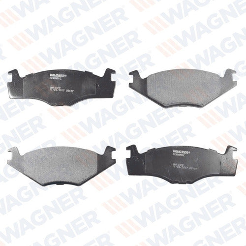 WD-280 - BALATAS CERÁMICAS DELANTERAS PARA VOLKSWAGEN ATLANTIC 1984-1987