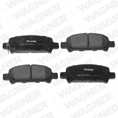 WX-770 - BALATAS SEMIMETALICAS TRASERAS PARA SUBARU LEGACY 2006-2008