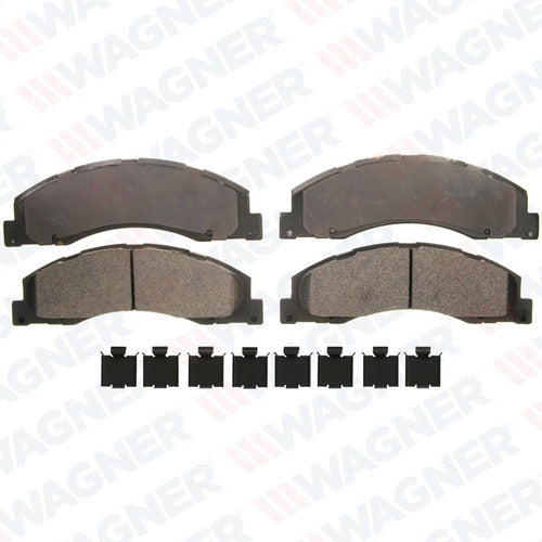 WX-1328 - BALATAS SEMIMETALICAS DELANTERAS PARA FORD E-150 2008-2009