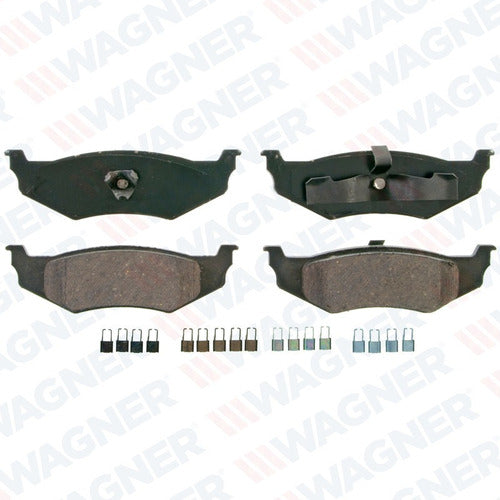 WD-782 - BALATAS CERÁMICAS TRASERAS PARA CHRYSLER 300M 1999-2004