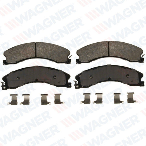 WS-1411 - BALATAS CERÁMICAS DE FIBRA DE CARBONO DELANTERAS PARA CHEVROLET SILVERADO 2500 2011-2017