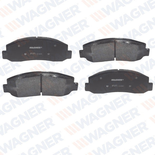 WS-1069 - BALATAS CERÁMICAS DE FIBRA DE CARBONO DELANTERAS PARA FORD F-350 SUPER DUTY 2005-2007