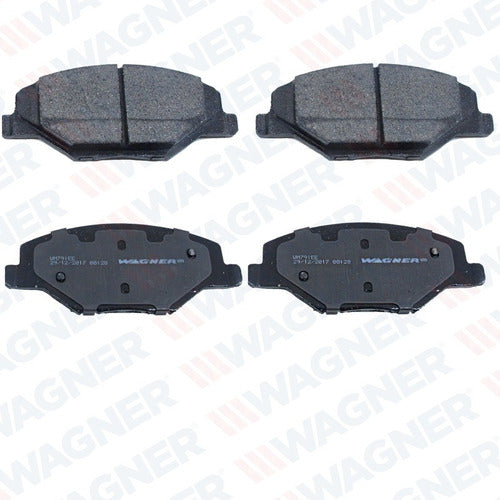WX-1776 - BALATAS SEMIMETALICAS DELANTERAS PARA VOLKSWAGEN POLO 2015-2021
