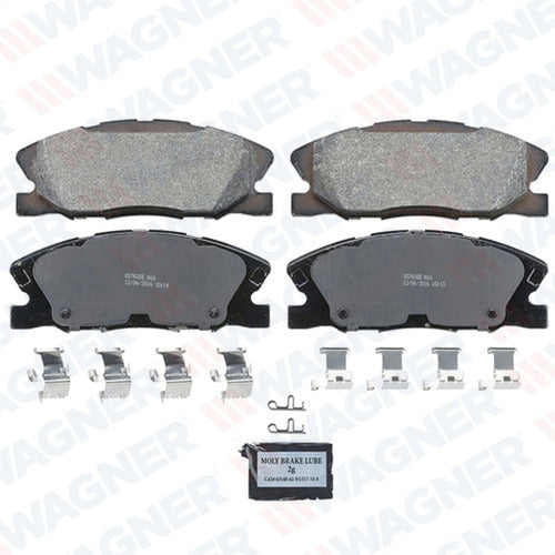 WX-1767 - BALATAS SEMIMETALICAS DELANTERAS PARA DODGE CHARGER 2014-2023