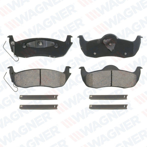WD-1087 - BALATAS CERÁMICAS TRASERAS PARA JEEP COMMANDER 2006-2010