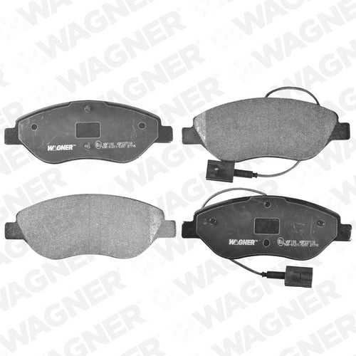 WX-1536 - BALATAS SEMIMETALICAS DELANTERAS PARA FIAT BRAVO 2009-2009