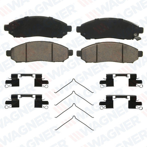 WD-1094 - BALATAS CERÁMICAS DELANTERAS PARA NISSAN FRONTIER 2006-2014