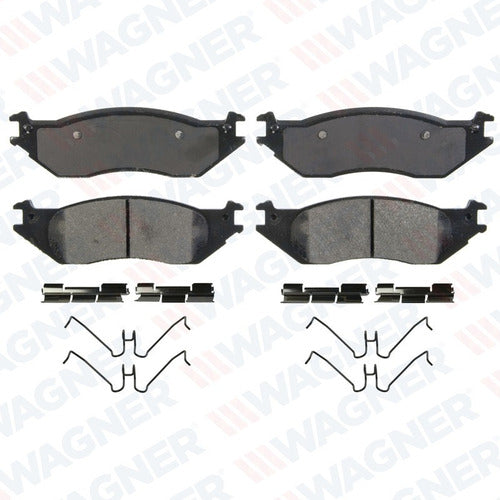 WX-1045 - BALATAS SEMIMETALICAS DELANTERAS PARA FORD E-150 2004-2006