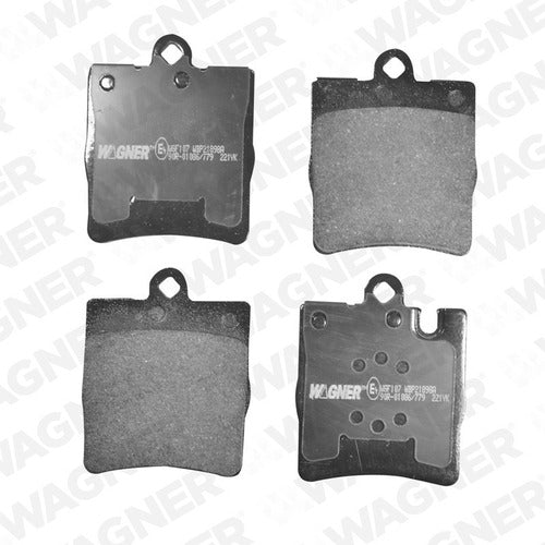 WX-873 - BALATAS SEMIMETALICAS TRASERAS PARA MERCEDES-BENZ C230 2004-2005
