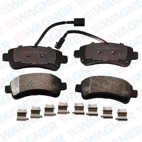 WX-1840 - BALATAS SEMIMETALICAS TRASERAS PARA RAM PROMASTER 1500 2014-2021