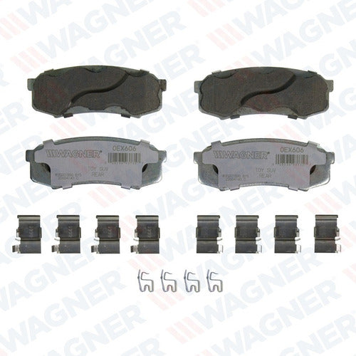 OEX-606 - BALATAS CERÁMICAS TRASERAS PARA TOYOTA 4RUNNER 2003-2008
