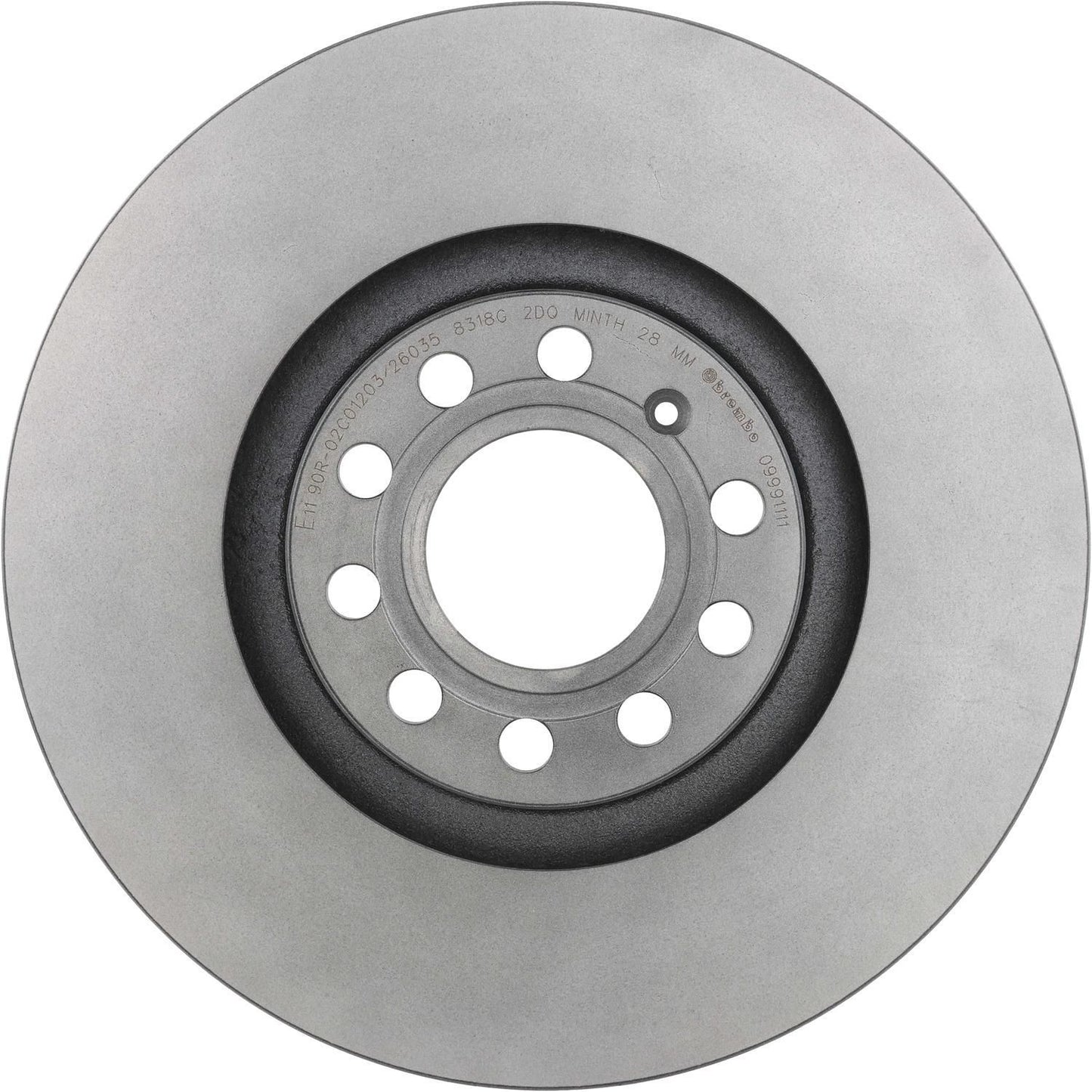 BRE-09.9911.11 - PAR DE DISCOS DE FRENO DELANTEROS PARA AUDI A8 QUATTRO BASE 2001-2002