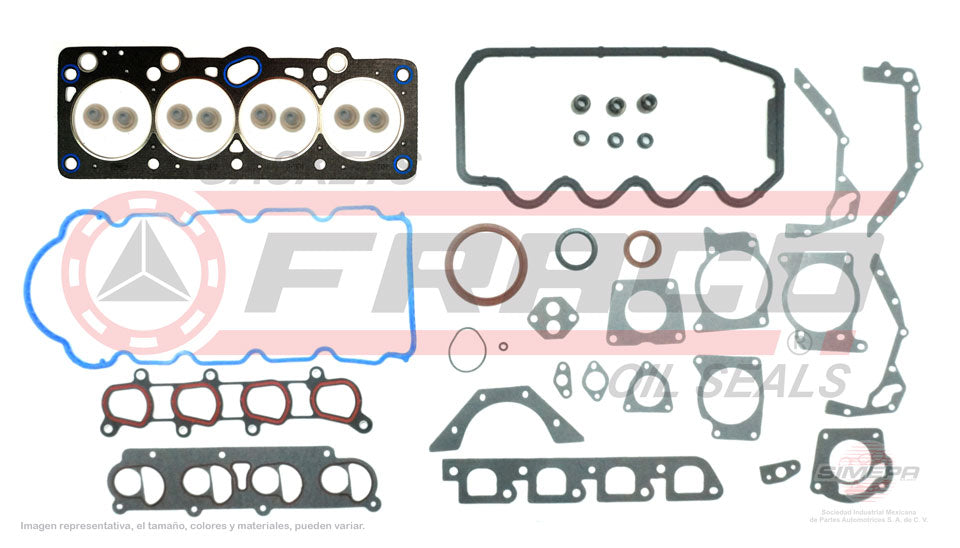 FSX-2640055 - JUEGO DE EMPAQUES PARA FORD FOCUS L4 2.0 L SOHC 8 V. 122 CID 2000-2004