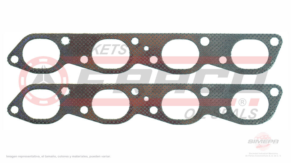 MEX-2682040 - EMPAQUE MULTIPLE DE ESCAPE PARA FORD THUNDERBIRD V8 3.9 L DOHC 32 V. DOHC 2002-2003