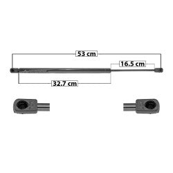 MANJ-60154 - AMORTIGUADOR 5TA PUERTA PARA DODGE NITRO 2007-2012 DERECHA/IZQUIERDA