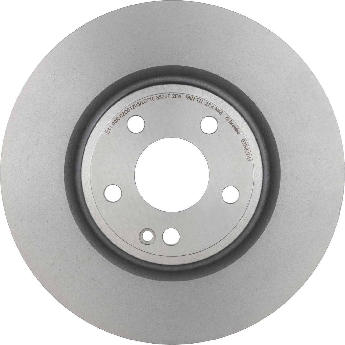 BRE-09.B807.41 - PAR DE DISCOS DE FRENO DELANTEROS PARA MERCEDES-BENZ CLA250 4MATIC 2014-2019
