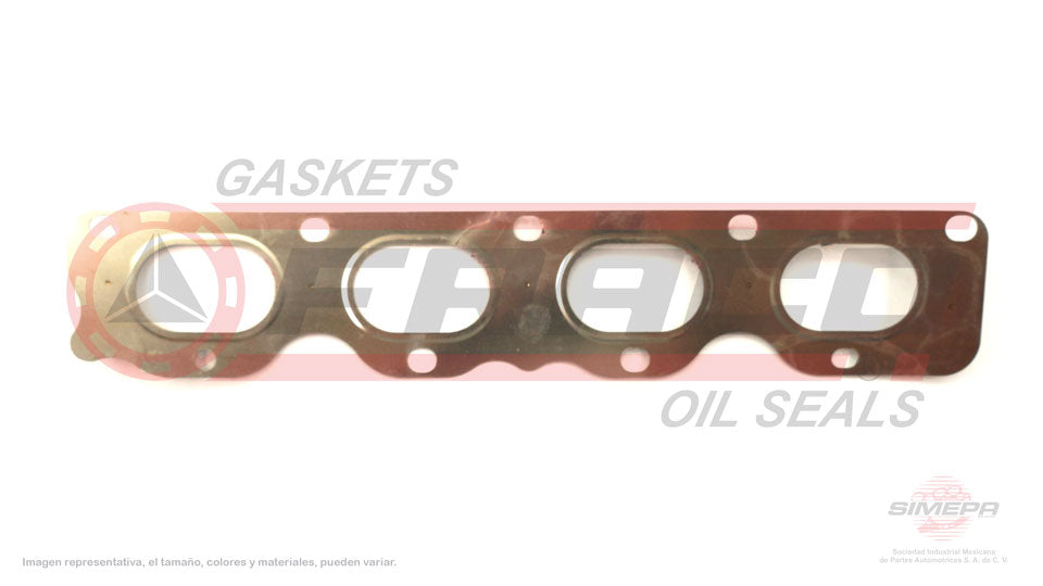MEX-7640050 - EMPAQUE MULTIPLE DE ESCAPE PARA CHEVROLET AVEO L4 1.6 L LXV 16 V. DOHC LXV 2009-2011
