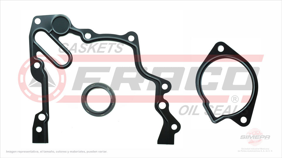 TCX-8640090 - EMPAQUE DE TAPA DE DISTRIBUCION PARA VOLKSWAGEN LUPO L4 1.6 L 8 V. SOHC EA111 BAH 2005-2009