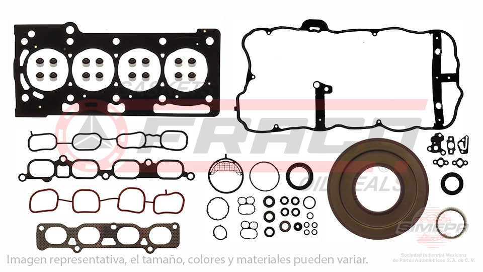 FSX-8040086 - JUEGO DE EMPAQUES PARA TOYOTA YARIS L4 1.3 L 16 V. DOHC 1NRFE 2015-2016