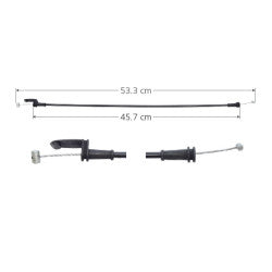 MANJ-96499 - CHICOTE CERRADURA PARA FORD FOCUS 1999-2009 DERECHA/IZQUIERDA DELANTERA