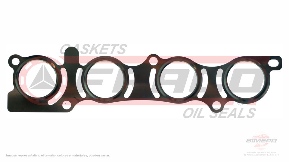 MEX-5840187 - EMPAQUE MULTIPLE DE ESCAPE PARA NISSAN JUKE L4 1.6 L 16 V. DOHC HR16DE 2010-2014