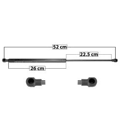 MANJ-8569 - AMORTIGUADOR 5TA PUERTA PARA PEUGEOT 206 2001-2009 DERECHA/IZQUIERDA