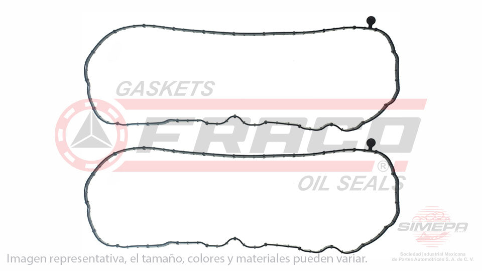 VSX-3062139 - EMPAQUE DE TAPA PUNTERIAS PARA CHEVROLET SILVERADO 1500 V6 4.3 L ECOTEC 12 V. OHV LV3 2014-2018