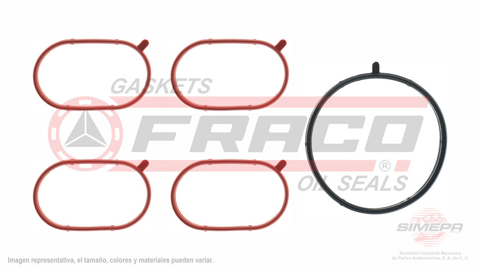 MIX-3640085 - EMPAQUE MULTIPLE DE ADMISION PARA HYUNDAI ELANTRA 1.8 L L4 16 V DOHC G4NB 2014-2016