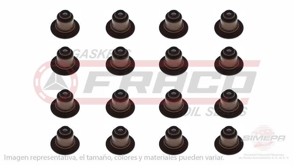 SS-2431-V-16 - SELLOS DE VALVULA POR JUEGOS PARA FORD ESCAPE L4 2.3 L 16 V. DOHC 2005-2008