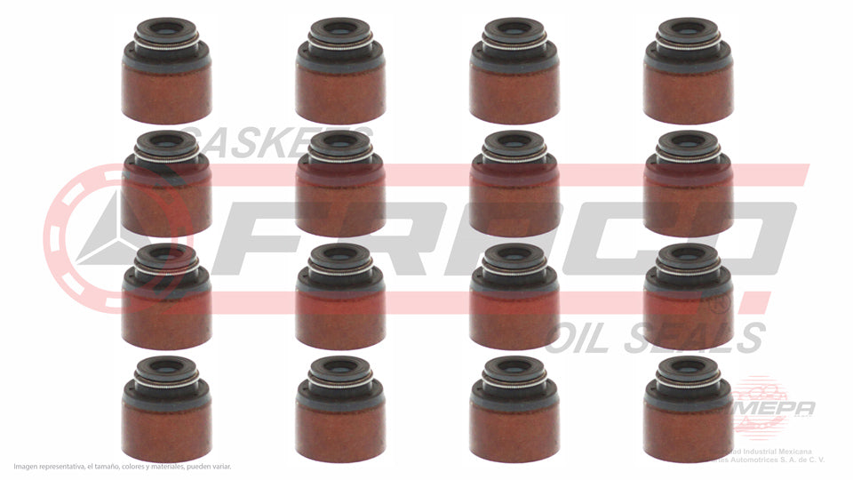 SS-5282-V-16 - SELLOS DE VALVULA POR JUEGOS PARA DODGE ATTITUDE L4 1.4 L 16 V. DOHC G4FA 2011-2014