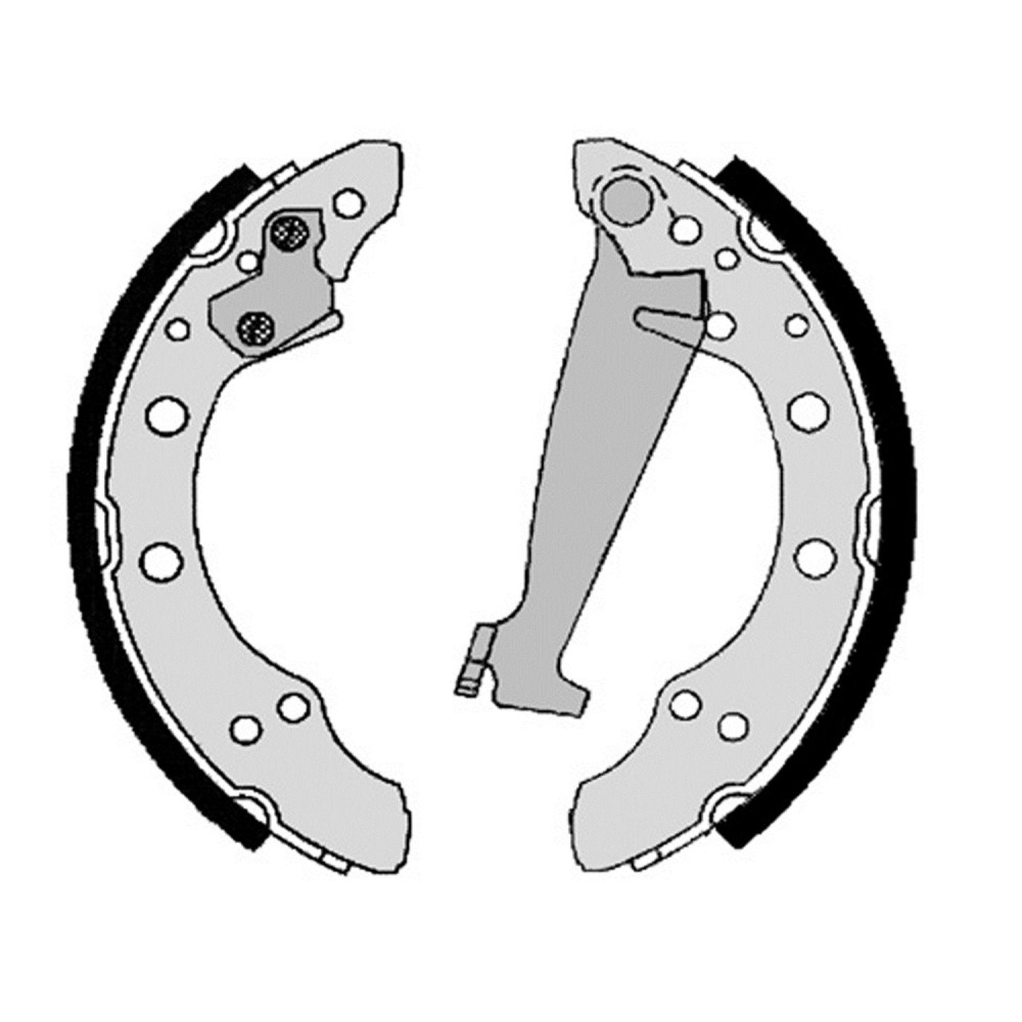BRE-S85511 - ZAPATAS TRASERAS PARA SEAT CORDOBA STELLA 2001-2002