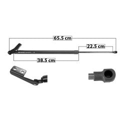 MANJ-51050 - AMORTIGUADOR 5TA PUERTA PARA NISSAN X-TRAIL 2015-2022 DERECHO