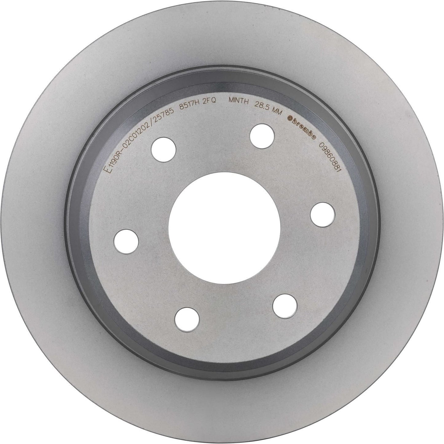 BRE-09.8608.81 - PAR DE DISCOS DE FRENO TRASEROS PARA CADILLAC ESCALADE BASE 2002-2006